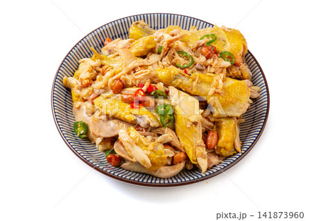 braised Pork Trotters Combined with Salt Baked Shredded Chicken Cantonese Double Poultry Meat Combo 141873960