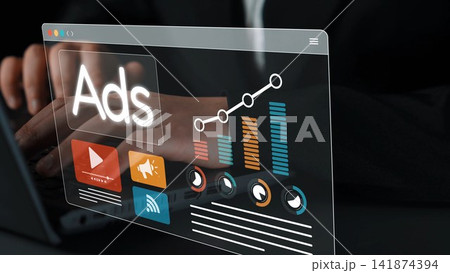 Digital advertising performance and campaign analytics dashboard Marrow 141874394