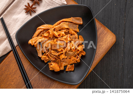 braised Duck Tendon with Soy Sauce and Aromatic Spices braised Duck Tendon with Soy Sauce and Aromatic Spices 141875064
