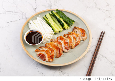 beijing Wood Fired Roast Duck with Crispy Skin Traditional Style beijing Wood Fired Roast Duck with Crispy Skin Traditional Style 141875175