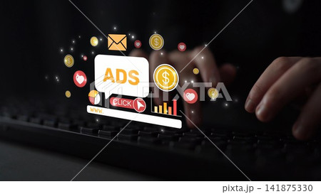 Online Ads Strategy and Digital Content Marketing for Business Growth Muxer 141875330