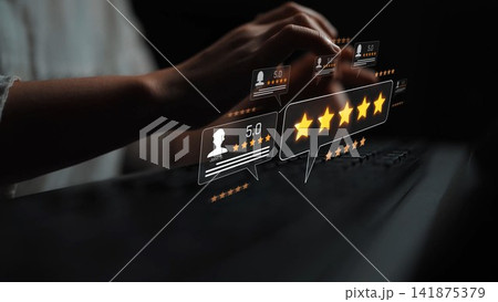 Customer review and rating system for feedback and trust building Marrow 141875379