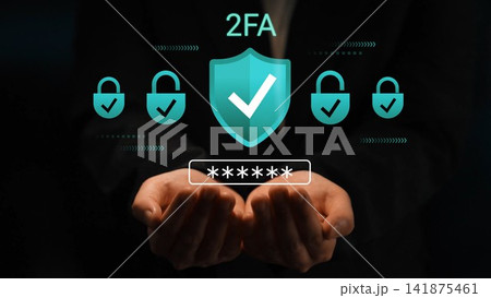 Hands Offering Security for Two-Factor Authentication with Shield and Padlocks for Online Safety and Digital Protection Gluon Hands Offering Security for Two-Factor Authentication with Shield and Padlocks for Online Safety and Digital Protection Gluon 141875461