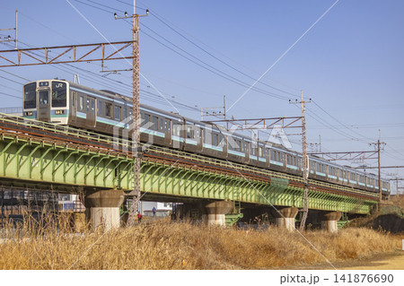 多摩川を渡る中央線の列車 多摩川を渡る中央線の列車 141876690