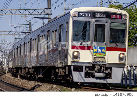 日野市を走る京王線の電車 日野市を走る京王線の電車 141876906