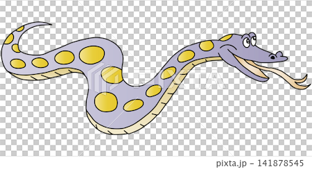 手書き動物イラスト☆蛇 141878545