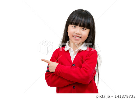 Expressive Asian little girl showing different emotions and gestures, cute child communication concept isolated on white background Expressive Asian little girl showing different emotions and gestures, cute child communication concept isolated on white background 141879735