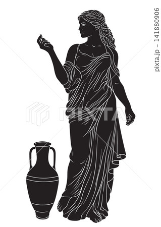 Vector Greek women. 141880906