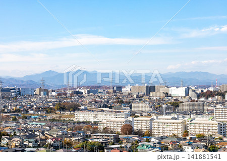 【東京都】郊外の住宅地の風景 【東京都】郊外の住宅地の風景 141881541