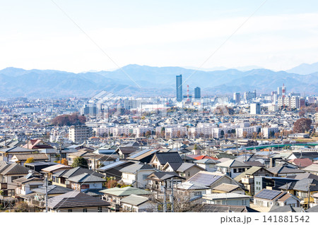 【東京都】郊外の住宅地の風景 【東京都】郊外の住宅地の風景 141881542