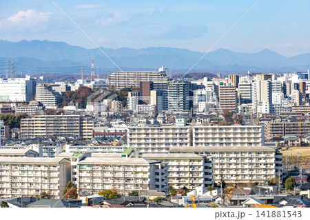 【東京都】郊外の住宅地の風景 【東京都】郊外の住宅地の風景 141881543