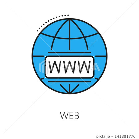 Software web program code line icon or pictogram. Software engineering lineart pictogram, application development icon. Program code programing symbol 141881776