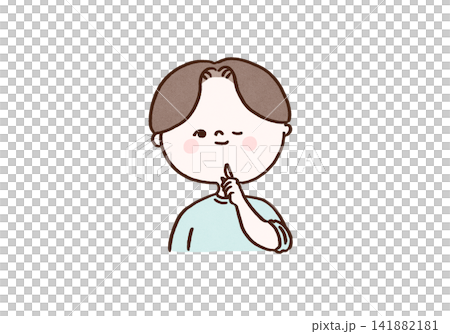 A man winks and makes a "shush" gesture (confidential/private) A man winks and makes a "shush" gesture (confidential/private) 141882181