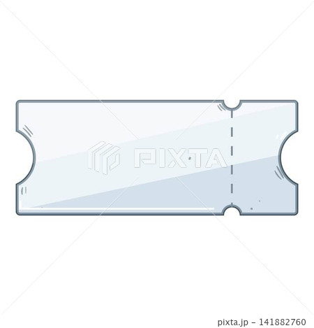 Blank ticket template for event admission or raffle Blank ticket template for event admission or raffle 141882760