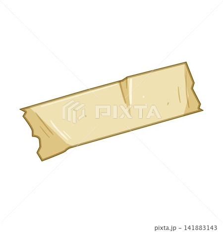 Adhesive tape holding space together cartoon illustration Adhesive tape holding space together cartoon illustration 141883143