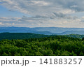 Panoramic Mountain Forests and Blue Ridges 141883257