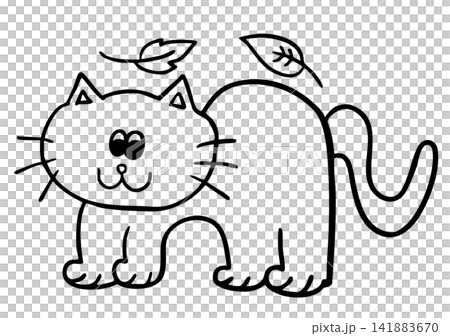 Hand drawn cat outline for kid colouring book, painting, kitten cartoon, characters, comic, mascot, stickers, tattoo, pet shop, vet, animal, home decor, house, yard, playtime, brooch, pin, icon, room Hand drawn cat outline for kid colouring book, painting, kitten cartoon, characters, comic, mascot, stickers, tattoo, pet shop, vet, animal, home decor, house, yard, playtime, brooch, pin, icon, room 141883670
