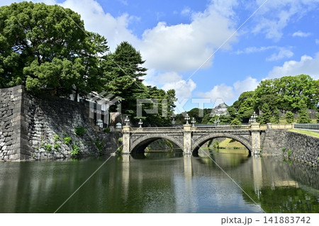 皇居前広場からの二重橋 皇居前広場からの二重橋 141883742