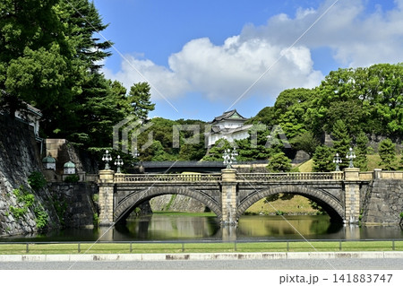 皇居前広場からの二重橋 皇居前広場からの二重橋 141883747
