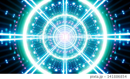 Fantastic Dazzling Light Beam Digital Art 141886854