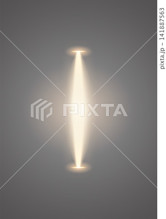 Scene illumination, transparent effect. Bright lighting with spotlights Scene illumination, transparent effect. Bright lighting with spotlights 141887563