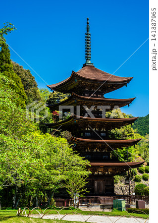 国宝 瑠璃光寺 五重塔【山口県山口市】 国宝 瑠璃光寺 五重塔【山口県山口市】 141887965