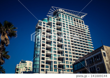 Detail of a building facade 141889144