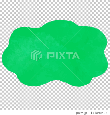 Hand-drawn style geometric frame, green Hand-drawn style geometric frame, green 141890427