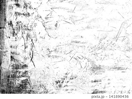 Black and white background with abrasions and cracks on a cement surface Black and white background with abrasions and cracks on a cement surface 141890436