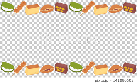 Japanese confectionery frame Japanese confectionery frame 141890505