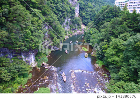 日光市 鬼怒川温泉 鬼怒川ライン下り 日光市 鬼怒川温泉 鬼怒川ライン下り 141890576