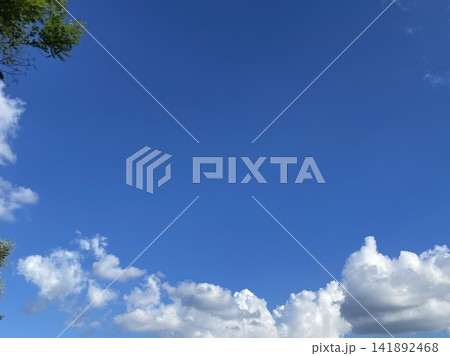 夏の青空と雲1 夏の青空と雲1 141892468