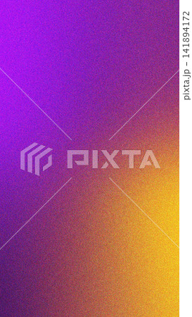 Abstract background showcasing a striking purple to yellow gradient with a delicate grainy texture for modern design applications Abstract background showcasing a striking purple to yellow gradient with a delicate grainy texture for modern design applications 141894172
