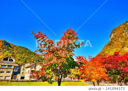 層雲峡温泉街の風景 層雲峡温泉街の風景 141894373