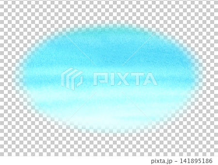 Watercolor Ocean Oval Badge Template Watercolor Ocean Oval Badge Template 141895186