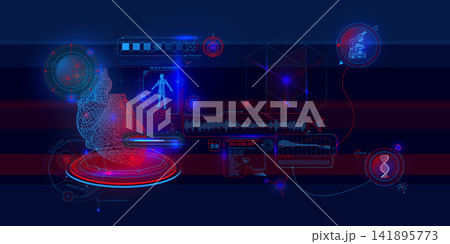 Multimedia medical interface, human vital signs, body modeling Multimedia medical interface, human vital signs, body modeling 141895773
