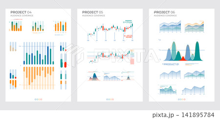Design business elements charts in color. Finance Charts. Design business elements charts in color. Finance Charts. 141895784