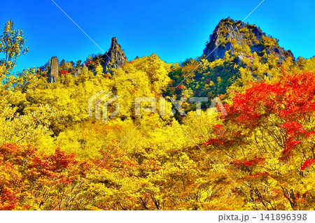 層雲峡の紅葉 (北海道上川郡上川町) 層雲峡の紅葉 (北海道上川郡上川町) 141896398