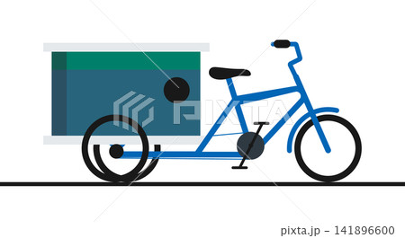Cargo tricycle delivery bicycle with box for transport service, tricycle Cargo tricycle delivery bicycle with box for transport service, tricycle 141896600