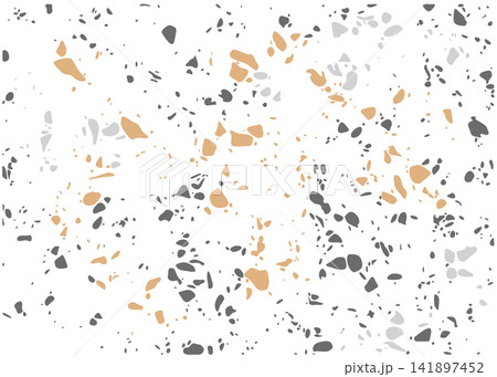 seamless terrazzo stone chips pattern background for design projects 141897452