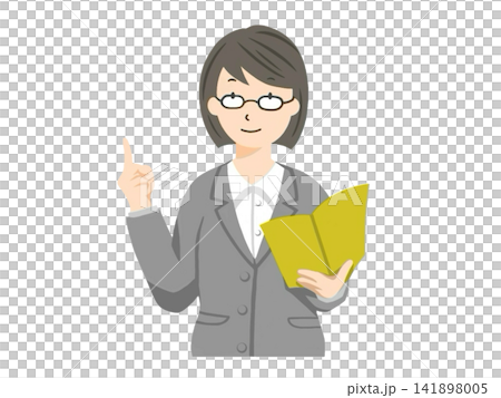 插圖描繪了一位女教師在學校授課的場景。 插圖描繪了一位女教師在學校授課的場景。 141898005