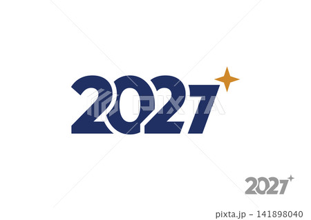 Happy New Year 2027 Typography with Star Logo. Education and Graduation Concept. Minimal Celebration Design for poster, decorative, banner, cover, card. Vector illustration Happy New Year 2027 Typography with Star Logo. Education and Graduation Concept. Minimal Celebration Design for poster, decorative, banner, cover, card. Vector illustration 141898040