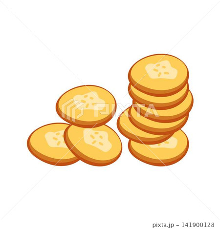 illustration of fried plantain chips side dish illustration of fried plantain chips side dish 141900128