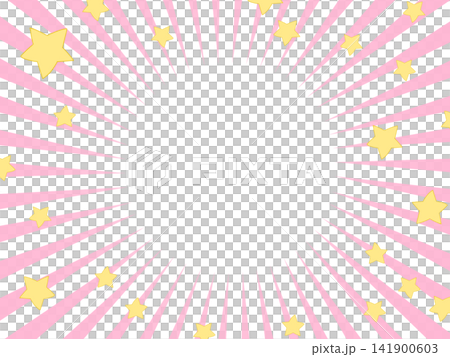星付き均等ピンクフラッシュ 141900603