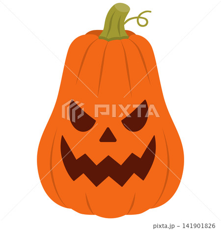 Angry Jack O Lantern Pumpkin Halloween Autumn Illustration Angry Jack O Lantern Pumpkin Halloween Autumn Illustration 141901826