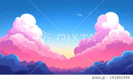 clouds on blue sky background clouds on blue sky background 141902448