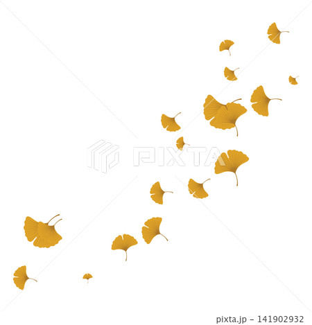 Falling autumn leaves illustration Falling autumn leaves illustration 141902932