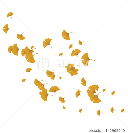 Falling autumn leaves illustration Falling autumn leaves illustration 141902940