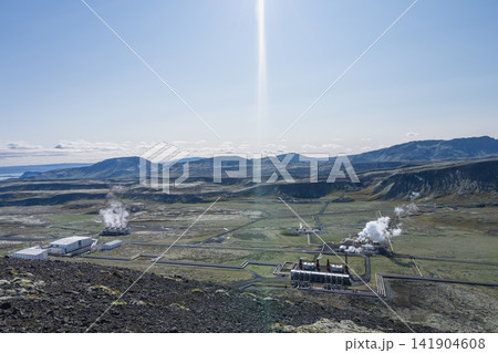 Nesjavellir Geothermal Power Station in Iceland Nesjavellir Geothermal Power Station in Iceland 141904608
