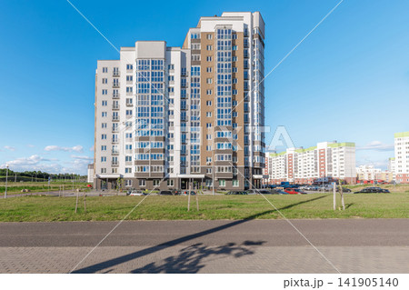 Modern Multi-Storey Residential Building Exterior View 141905140